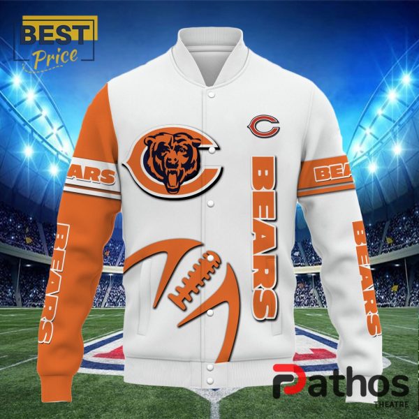 NFL Chicago Bears Team Baseball Jacket