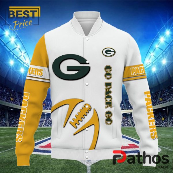 NFL Green Bay Packers Team Baseball Jacket