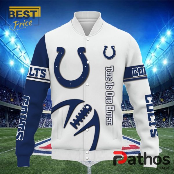 NFL Indianapolis Colts Team Baseball Jacket