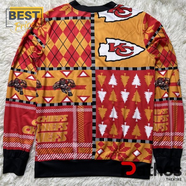 NFL Kansas City Chiefs Cardigan Ugly Sweater