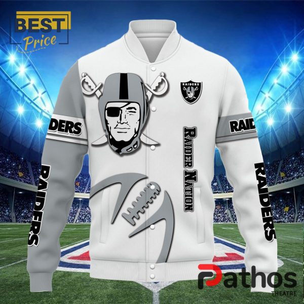 NFL Las Vegas Raiders Team Baseball Jacket