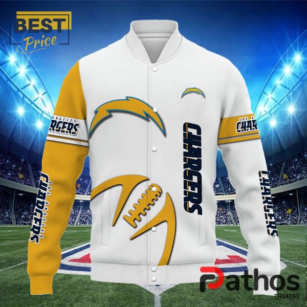 NFL Los Angeles Chargers Team Baseball Jacket