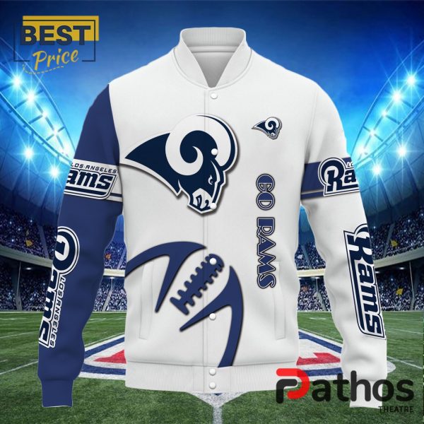 NFL Los Angeles Rams Team Baseball Jacket