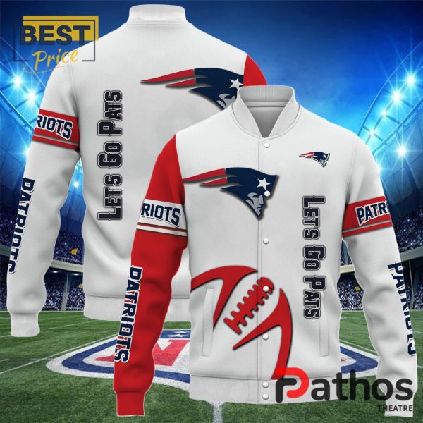 NFL New England Patriots Team Baseball Jacket