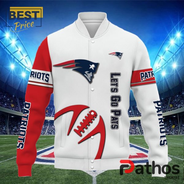 NFL New England Patriots Team Baseball Jacket