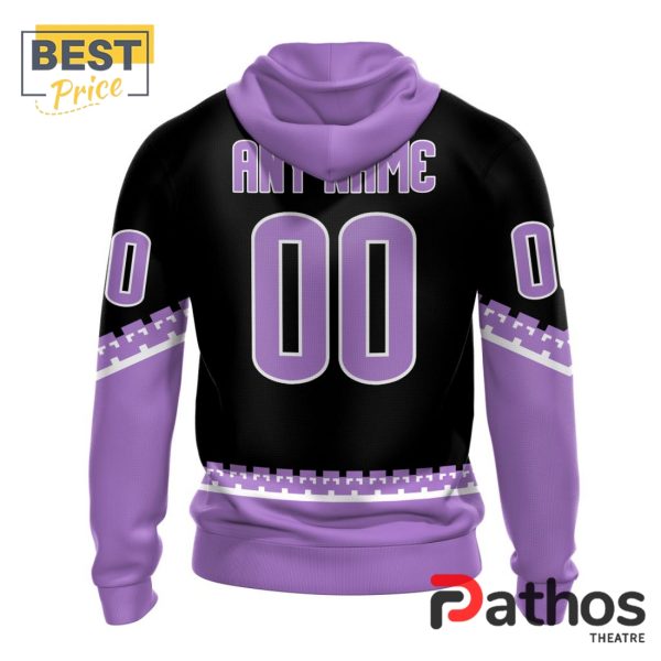 NHL Arizona Coyotes Home In Lavender Hockey Fight Cancer Hoodie