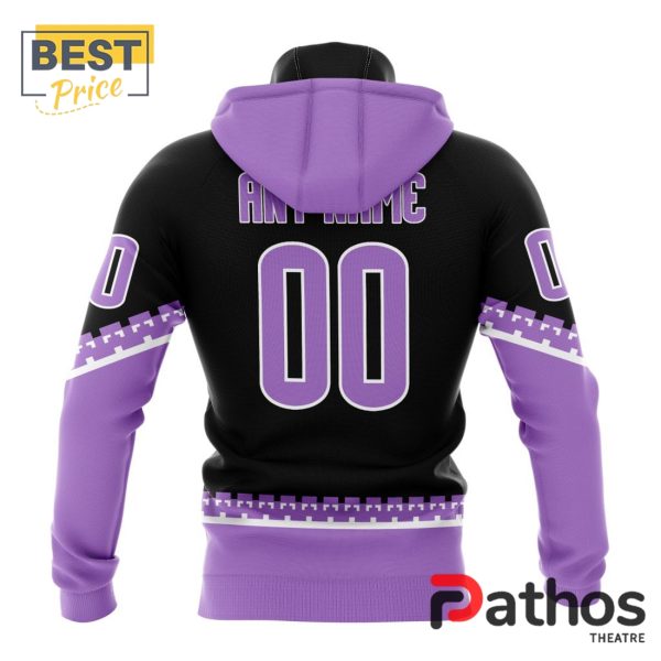 NHL Arizona Coyotes Home In Lavender Hockey Fight Cancer Hoodie