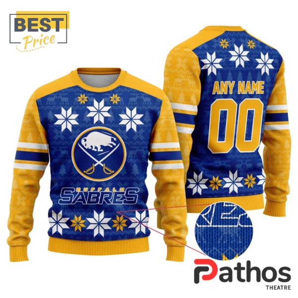 NHL Buffalo Sabres Custom Ugly Sweater For Christmas