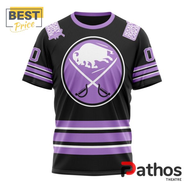 NHL Buffalo Sabres Home In Lavender Hockey Fight Cancer Hoodie