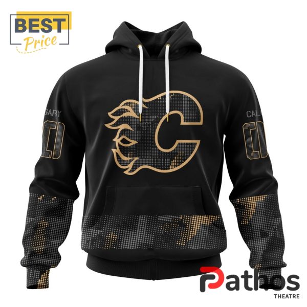 NHL Calgary Flames Military Appreciation Design Hoodie