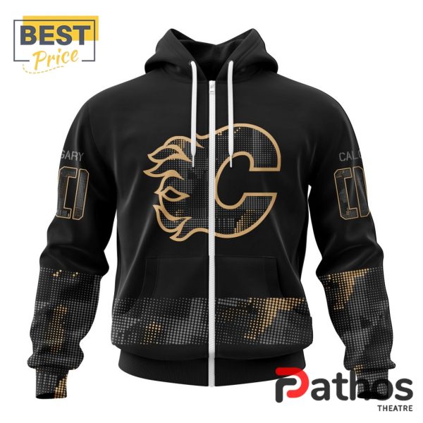 NHL Calgary Flames Military Appreciation Design Hoodie