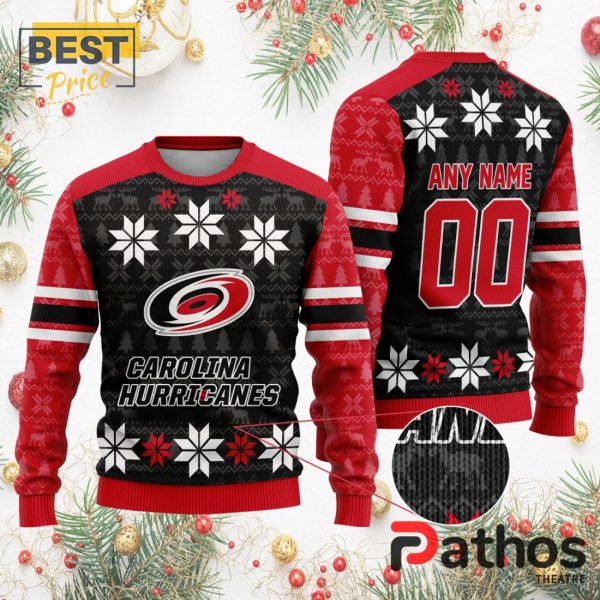 NHL Carolina Hurricanes Custom Ugly Sweater For Christmas