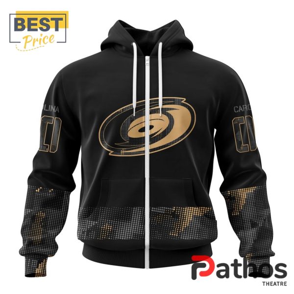 NHL Carolina Hurricanes Military Appreciation Design Hoodie