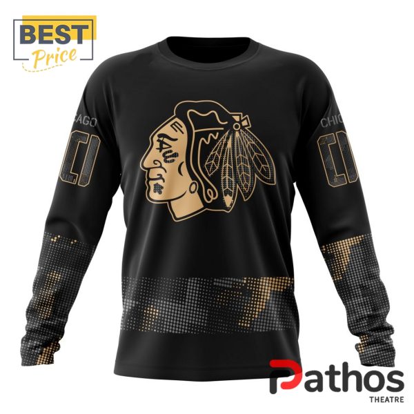 NHL Chicago Blackhawks Military Appreciation Design Hoodie