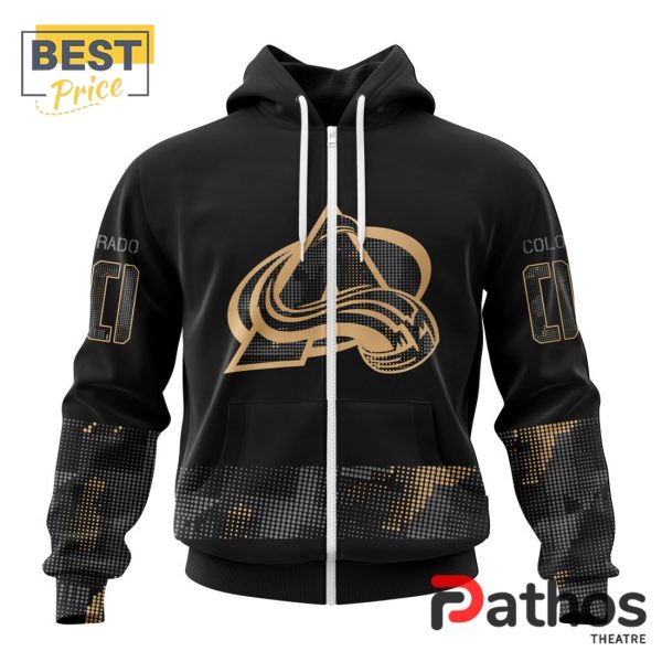 NHL Colorado Avalanche Military Appreciation Design Hoodie