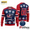 NHL Columbus Blue Jackets Custom Ugly Sweater For Christmas