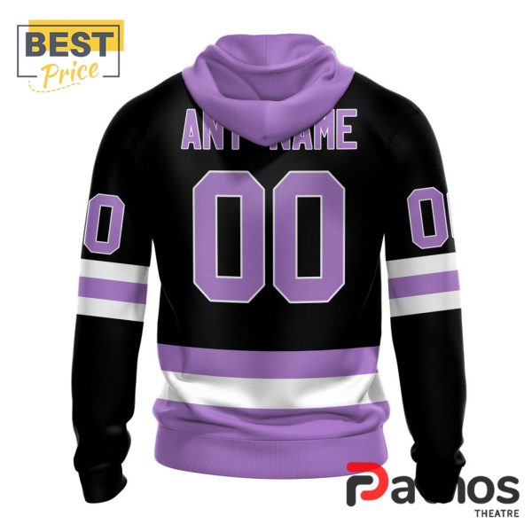 NHL Dallas Stars Home In Lavender Hockey Fight Cancer Hoodie