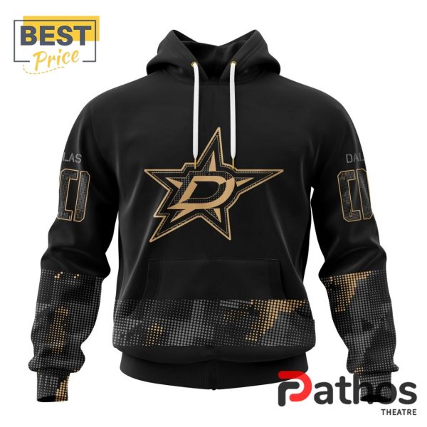 NHL Dallas Stars Military Appreciation Design Hoodie