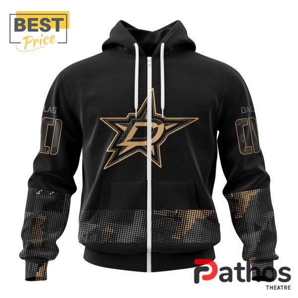 NHL Dallas Stars Military Appreciation Design Hoodie