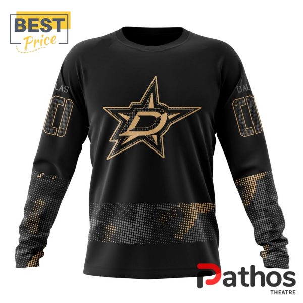 NHL Dallas Stars Military Appreciation Design Hoodie