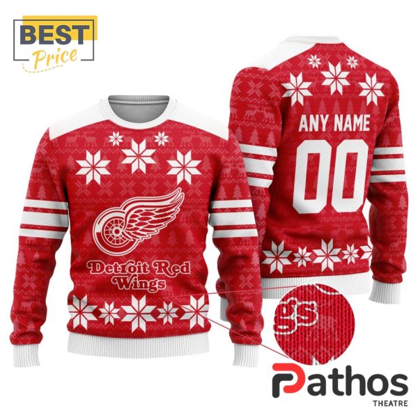 NHL Detroit Red Wings Custom Ugly Sweater For Christmas