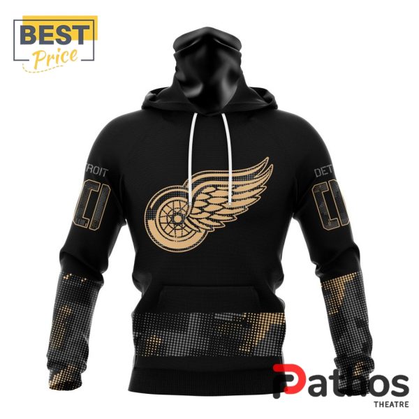 NHL Detroit Red Wings Military Appreciation Design Hoodie