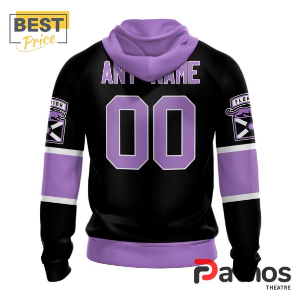 NHL Florida Panthers Home In Lavender Hockey Fight Cancer Hoodie