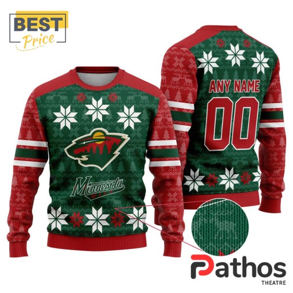 NHL Minnesota Wild Custom Ugly Sweater For Christmas