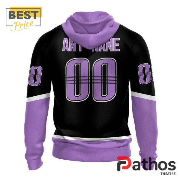 NHL Nashville Predators Home In Lavender Hockey Fight Cancer Hoodie