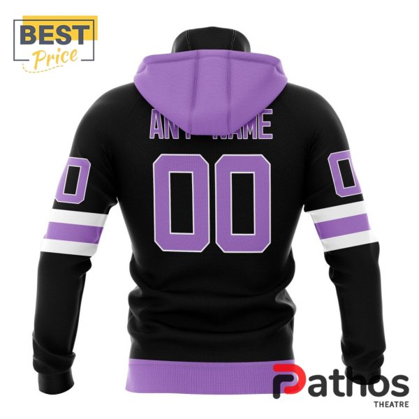 NHL New Jersey Devils Home In Lavender Hockey Fight Cancer Hoodie