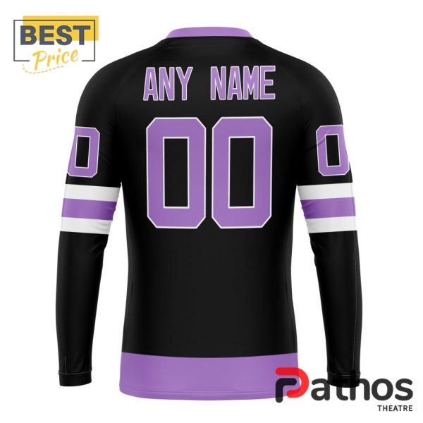 NHL New Jersey Devils Home In Lavender Hockey Fight Cancer Hoodie