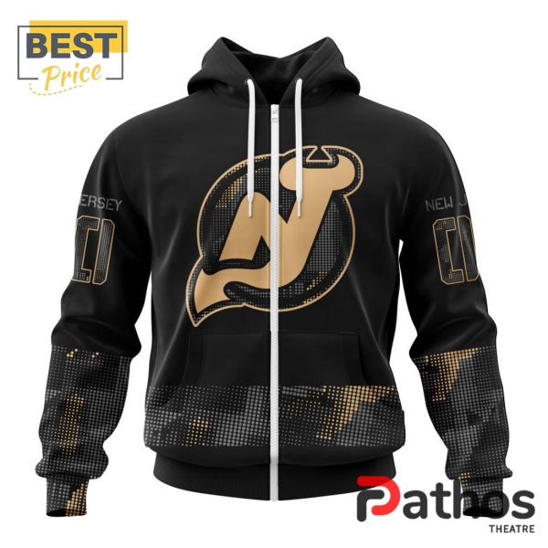 NHL New Jersey Devils Military Appreciation Design Hoodie