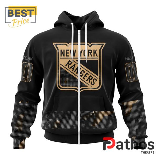 NHL New York Rangers Military Appreciation Design Hoodie