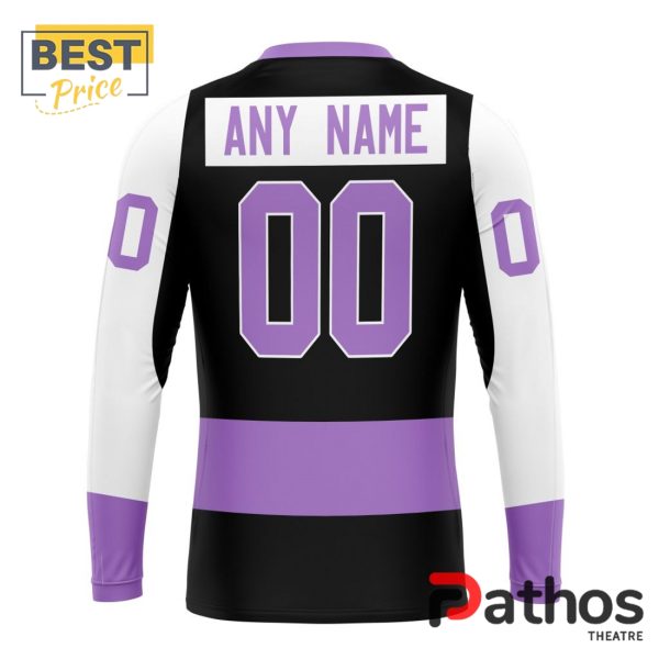 NHL Philadelphia Flyers Home In Lavender Hockey Fight Cancer Hoodie