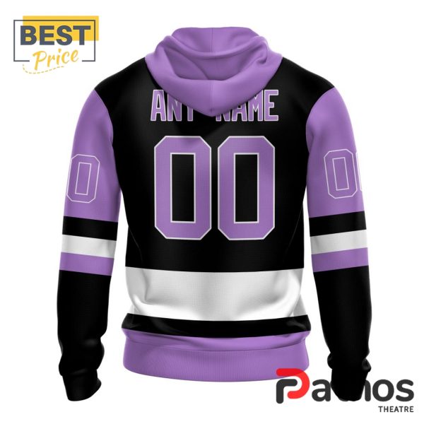 NHL Pittsburgh Penguins Home In Lavender Hockey Fight Cancer Hoodie