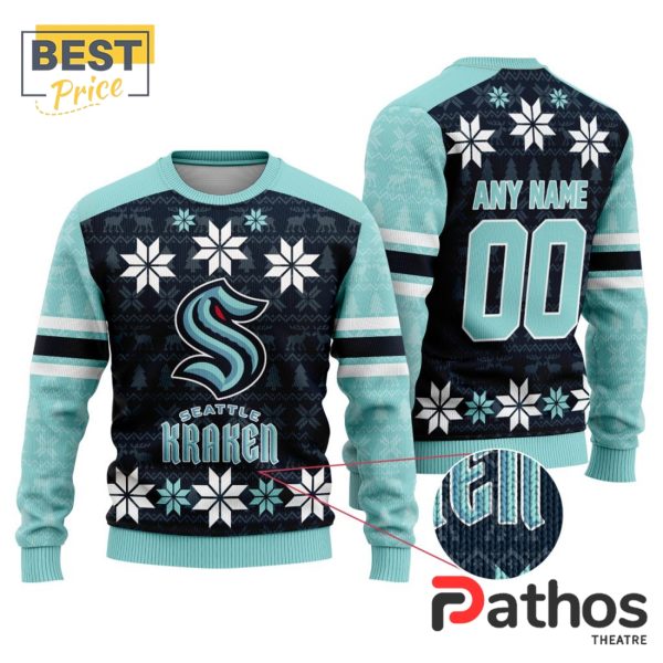 NHL Seattle Kraken Custom Ugly Sweater For Christmas