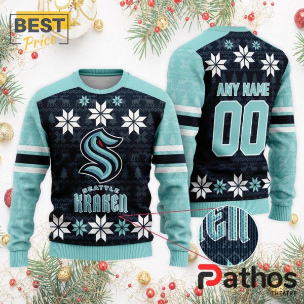 NHL Seattle Kraken Custom Ugly Sweater For Christmas