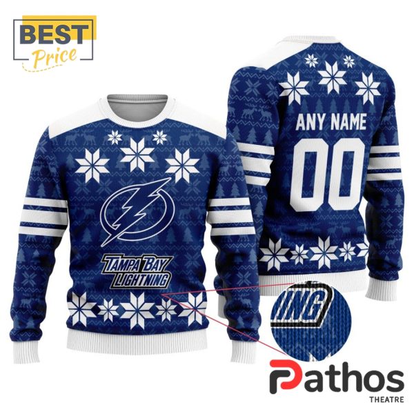 NHL Tampa Bay Lightning Custom Ugly Sweater For Christmas