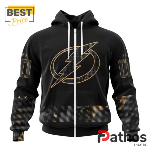 NHL Tampa Bay Lightning Military Appreciation Design Hoodie