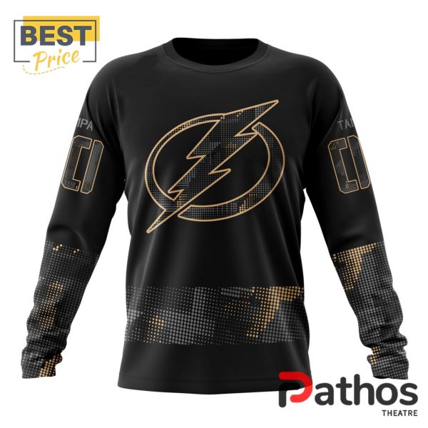 NHL Tampa Bay Lightning Military Appreciation Design Hoodie