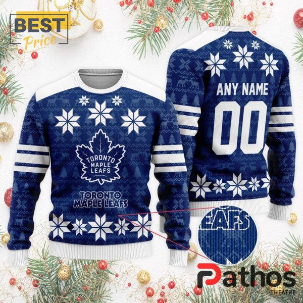 NHL Toronto Maple Leafs Custom Ugly Sweater For Christmas