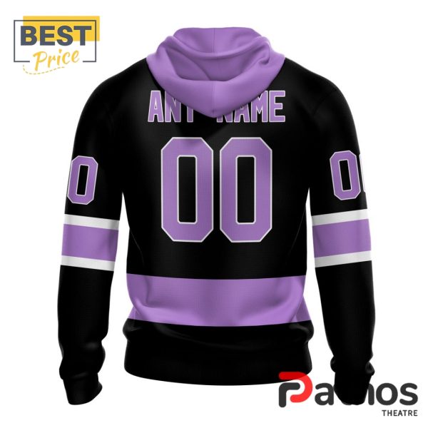 NHL Toronto Maple Leafs Home In Lavender Hockey Fight Cancer Hoodie