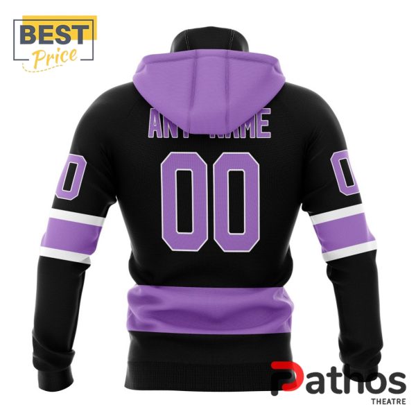 NHL Toronto Maple Leafs Home In Lavender Hockey Fight Cancer Hoodie