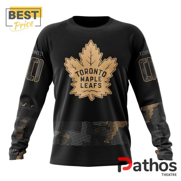 NHL Toronto Maple Leafs Military Appreciation Design Hoodie