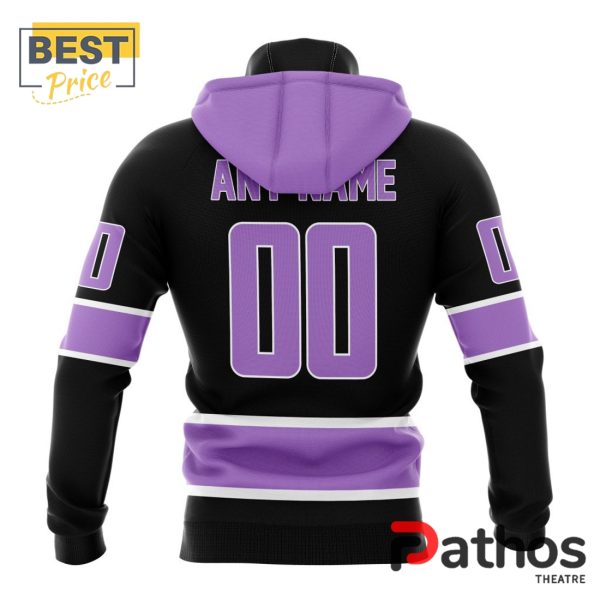 NHL Vancouver Canucks Home In Lavender Hockey Fight Cancer Hoodie