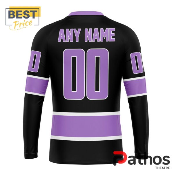 NHL Vancouver Canucks Home In Lavender Hockey Fight Cancer Hoodie