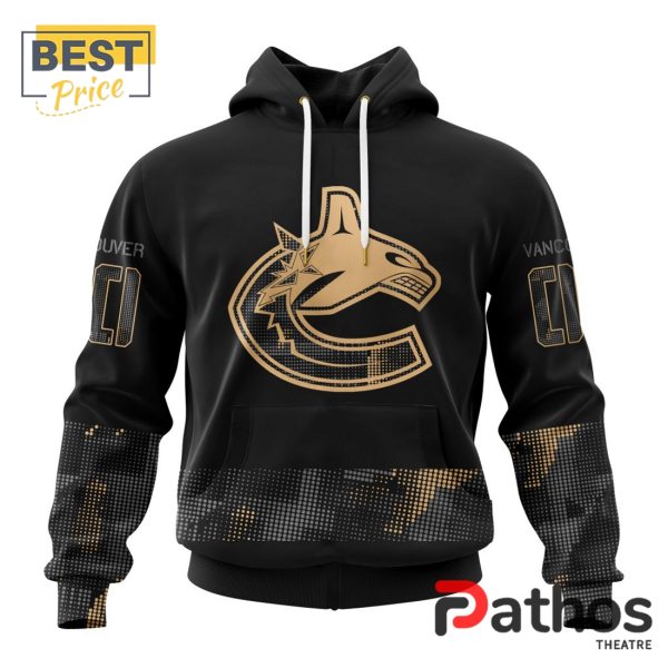 NHL Vancouver Canucks Military Appreciation Design Hoodie