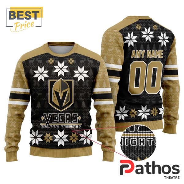 NHL Vegas Golden Knights Custom Ugly Sweater For Christmas