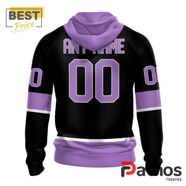 NHL Vegas Golden Knights Home In Lavender Hockey Fight Cancer Hoodie