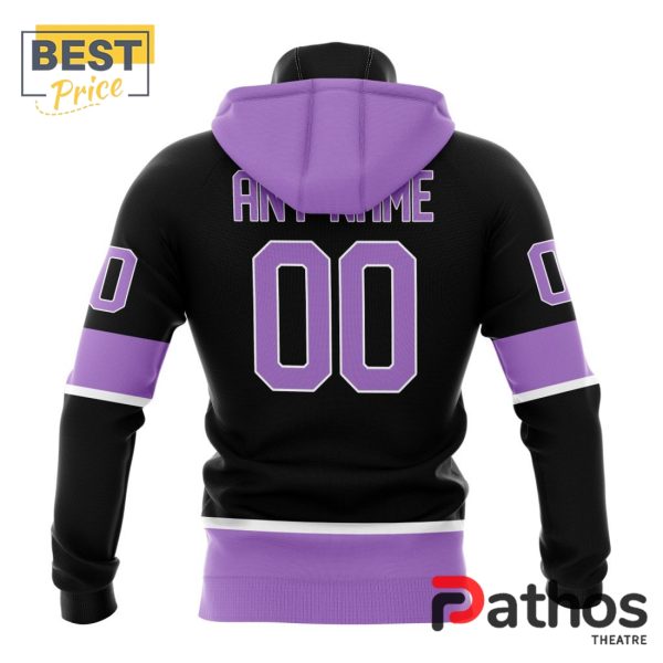 NHL Vegas Golden Knights Home In Lavender Hockey Fight Cancer Hoodie